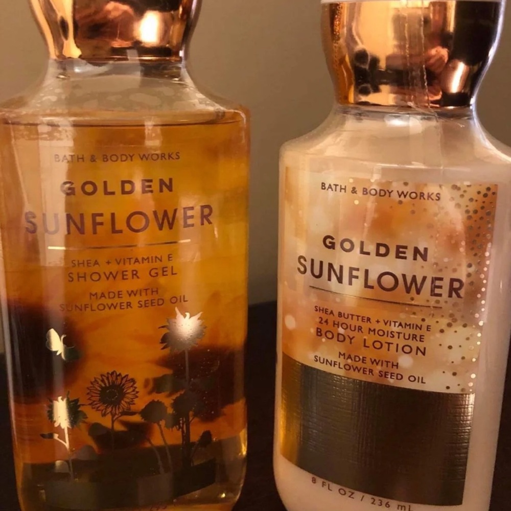 Bath and Body Works Golden Sunflower Set